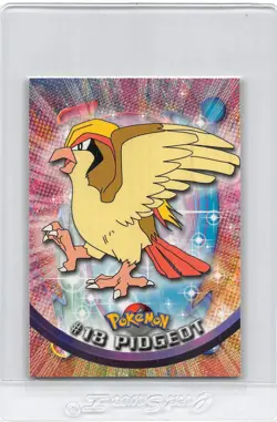 Pidgeot #18 - BLACK Logo - Non-Holo - SERIES 1 - TOPPS POKEMON CARD - NM - Image 1