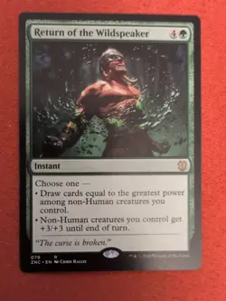 Return of the Wildspeaker Commander: Zendikar Rising Regular - Image 1