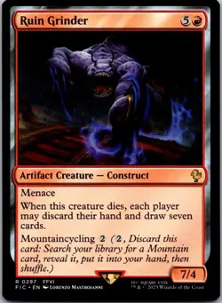 Ruin Grinder R Artifact Creature - Construct Commander: FINAL FANTASY 297 Near M - Image 1