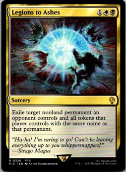 Legions to Ashes R Sorcery Commander: FINAL FANTASY 326 Near Mint - Image 1