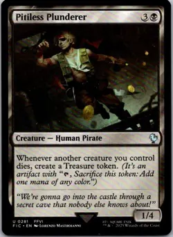 Pitiless Plunderer U Creature - Human Pirate regular Commander: FINAL FANTASY 28 - Image 1