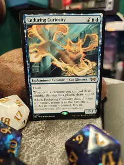 MTG Enduring Curiosity - Regular - Duskmourn: House of Horror #0051 - Image 1