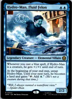 Hydro-Man, Fluid Felon R Legendary Creature - Elemental Villain regular Marvel's - Image 1