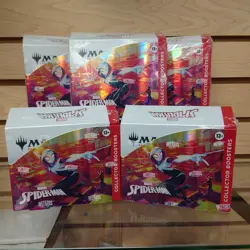 Magic: The Gathering Spider-Man Collector Booster Box 12 Packs, Ships Now. - Image 1