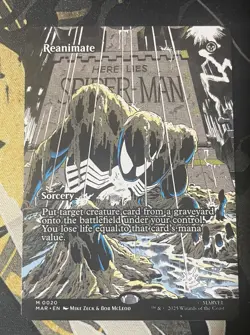 Reanimate - Borderless 0020 - Marvel's Universe Eternal-Legal MTG - Image 1