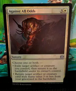 magic the gathering - FOIL! - Against All Odds - Sorcery - White - Plains - Image 1