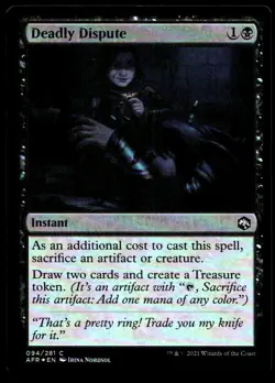 Deadly Dispute 94 Foil C Adventures in the Forgotten Realms - Image 1
