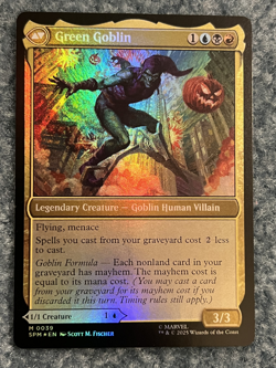 MTG Norman Osborn/Green Goblin(Foil) 0039 Marvel's Spider-man - Image 2