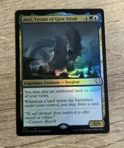 MTG Aesi, Tyrant of Gyre Strait Commander 365 Foil Mythic Rare NM Free Shipping - Image 1