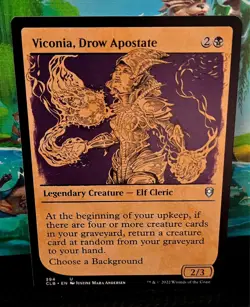 magic the gathering - Viconia, Drow Apostate - Legendary Creature - Elf Uncommon - Image 1