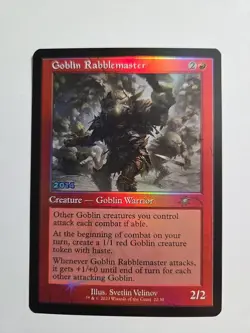Goblin Rabblemaster FOIL Promo x1 - MTG ENGLISH Rare - Check My Store! - Image 2