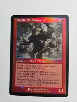 Goblin Rabblemaster FOIL Promo x1 - MTG ENGLISH Rare - Check My Store! - Image 3