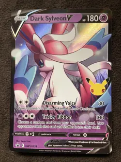 Dark Sylveon V SWSH134 SWSH: Sword & Shield Promo Cards Holo NM Pokemon - Image 1
