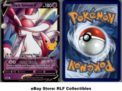 2021 Pokemon, Sword & Shield Promos, #SWSH134 Dark Sylveon V, Promo - Image 1