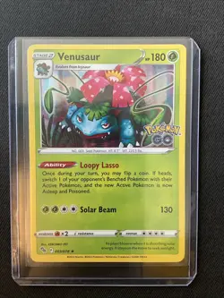 Pokemon TCG Venusaur Holo Rare Card Pokemon Go 003/078 NM Condition - Image 1