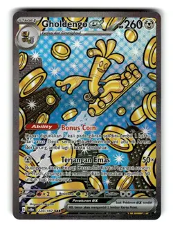 Pokemon Festival Terastal EX Prismatic Evolutions Gholdengo ex 220/187 SAR - Image 1