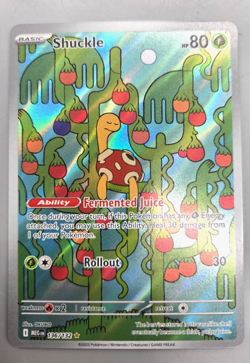 Pokemon TCG Shuckle Illustration Rare 136/132 Mega Evolution IR NM English - Image 1