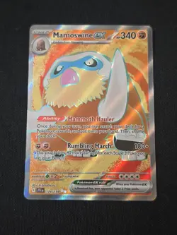 Mamoswine ex 174/159 Sv09: Journey Together Ultra Rare Holo Pokemon TCG NM - Image 1