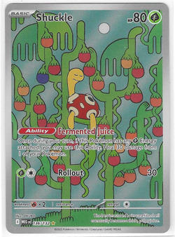 Shuckle 136/132 - ME01: Mega Evolution Pokemon MINTY! Illustration Rare Holo - Image 1