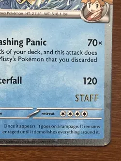 Misty's Gyarados 049/182 Staff Prerelease Destined Rivals Pokemon - Image 2