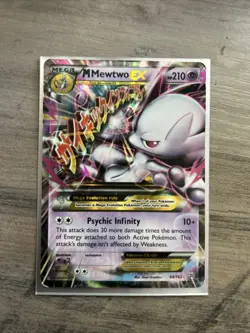 Pokemon XY 2015 Breakthrough M Mewtwo EX Mega Y #139 Ultra Rare NM - Image 1