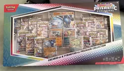Pokemon TCG Prismatic Evolutions Lucario Ex + Tyranitar Ex Premium Collection - Image 1