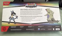 Pokemon TCG Prismatic Evolutions Lucario Ex + Tyranitar Ex Premium Collection - Image 2