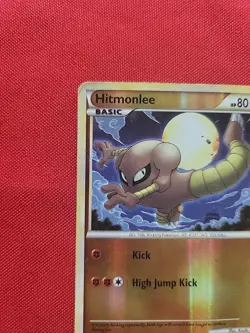 Pokemon: Hitmonlee #52/90 Undaunted Reverse Holo 2010 Vintage - Damaged - H14 - Image 4