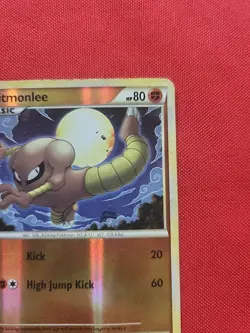 Pokemon: Hitmonlee #52/90 Undaunted Reverse Holo 2010 Vintage - Damaged - H14 - Image 5