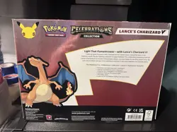 Pokemon TCG Celebrations Lance’s Charizard V Box *SEE PHOTOS - DENTS* - Image 3