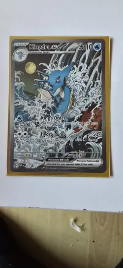 Kingdra ex SVP 131 Shrouded Fable Black Star Promo Pokemon TCG Full Art MP - Image 1