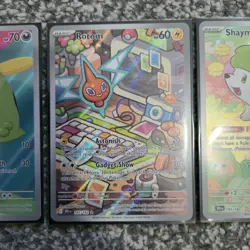 Pokemon TCG ×5 Illustration Rares 185/182 shaymin. 187/182 Spidops. Plus more. - Image 4