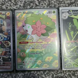 Pokemon TCG ×5 Illustration Rares 185/182 shaymin. 187/182 Spidops. Plus more. - Image 5