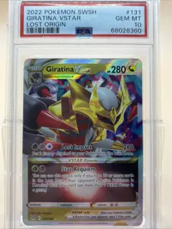 PSA 10 Giratina VStar 2022 Pokemon SWSH #131/196 GEM MT Lost Origin Hp 280 - Image 1