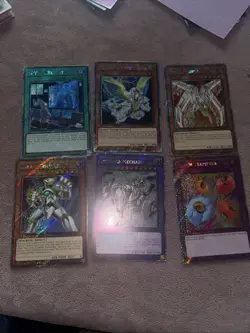 Lot Of 6 Platinum Secret Rare Yugioh Good Value Quarter Century Stampede - Image 1
