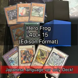 Hero Frog Retro (Edison Format) 40+15 Japanese Deck Yu-Gi-Oh card fym0-007 - Image 1