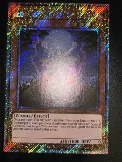 Yu-Gi-Oh! Zombie Master RA03-EN185 Platinum Secret Rare 1st Edition - Image 1