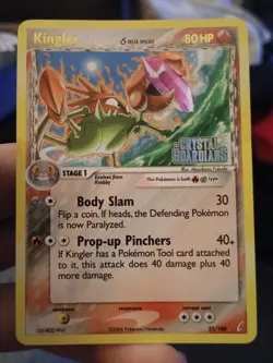 Pokemon Cards Ex Crystal Guardians Reverse Holo Stamped Krabby & Kingler - Image 4