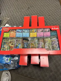 Pokemon TCG Prismatic Evolutions Costco 8 Mini-Tin Bundle w/ Promo Cards NEW - Image 2