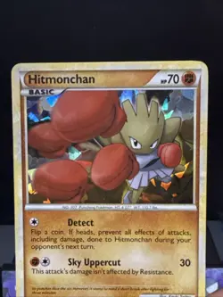 Pokemon Card Hitmonchan HGSS24 HeartGold & SoulSilver Black Star Promo Holo LP - Image 2