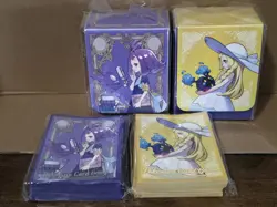 Lillie and Acerola Mega Sleeves and Deckbox Japanese Pokemon Card US Seller - Image 1