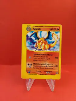 Pokemon Karte/card - Glurak Charizard 39/165 - Expedition Rare - Exc-Near Mint - Image 1