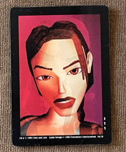 Tomb Raider CCG Lenticular Lara Croft Promo Card (211) - RARE New - Image 3