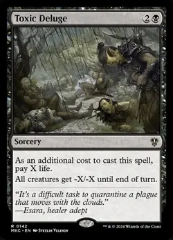 NM Toxic Deluge, MTG, Murders at Karlov Manor, Magic the Gathering, 142 - Image 1