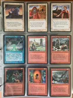 Magic the Gathering (MTG) Homelands (HML) Complete Set 140/140 cards LP-MP - Image 1