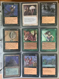Magic the Gathering (MTG) Homelands (HML) Complete Set 140/140 cards LP-MP - Image 2