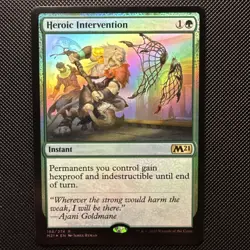 Heroic Intervention Core Set 2021 Foil Rare MTG - Image 1