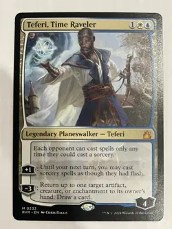 MTG Teferi, Time Raveler Ravnica Remastered NM - Image 1
