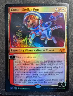 Comet, Stellar Pup - Foil - Unfinity (MTG) - Image 1
