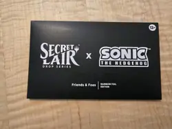 Secret Lair x Sonic The Hedgehog: Friends & Foes (Rainbow Foil) *SEALED* - MTG - Image 1
